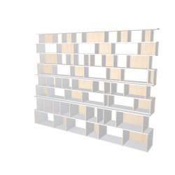 Custom bookcase  (H232cm - W300 cm)