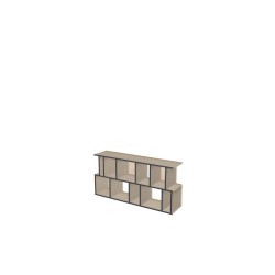 Custom bookcase  (H73cm - W151 cm)