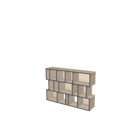 Meuble Bibliothèque sur-mesure (H109cm - L160 cm)
