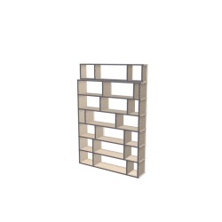 Custom bookcase  (H191cm - W129 cm)