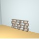 Custom bookcase  (H102cm - W200 cm)