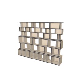 Custom bookcase  (H190cm - W250 cm)