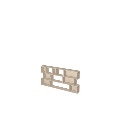 Boekenkast op maat  (H73cm - B150 cm)