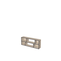 Custom bookcase  (H55cm - W139 cm)
