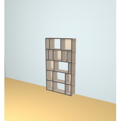 Custom bookcase  (H181cm - W100 cm)