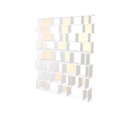 Custom bookcase  (H248cm - W200 cm)