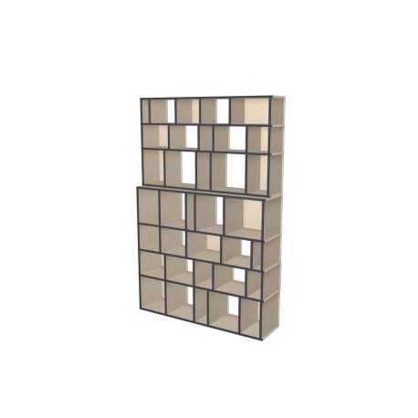 Custom bookcase  (H212cm - W140 cm)
