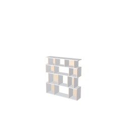 Custom bookcase  (H124cm - W118 cm)