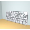 Custom bookcase  (H158cm - W350 cm)