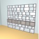 Boekenkast op maat  (H251cm - B318 cm)