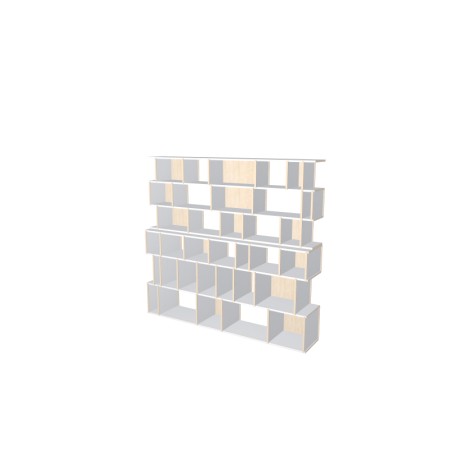 Boekenkast op maat  (H181cm - B199 cm)