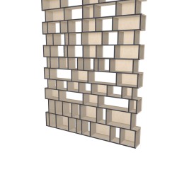 Custom bookcase  (H313cm - W240 cm)
