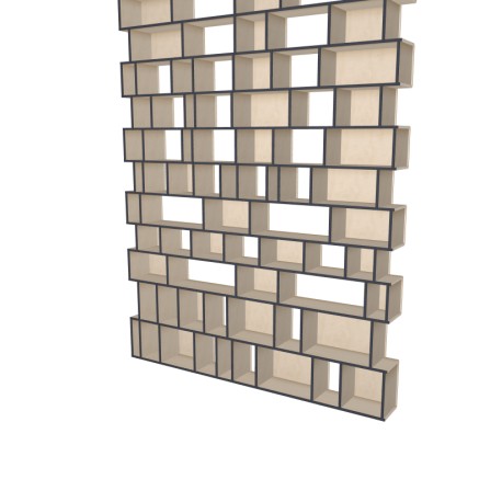 Boekenkast op maat  (H313cm - B240 cm)