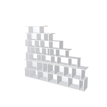 Boekenkast op maat  (H209cm - B259 cm)