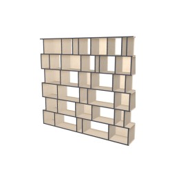 Custom bookcase  (H218cm - W234 cm)