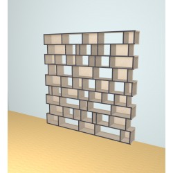 Boekenkast op maat  (H230cm - B230 cm)