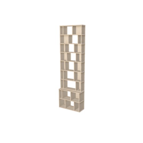 Boekenkast op maat  (H233cm - B70 cm)