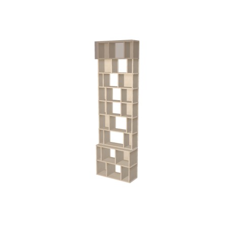 Boekenkast op maat  (H233cm - B70 cm)
