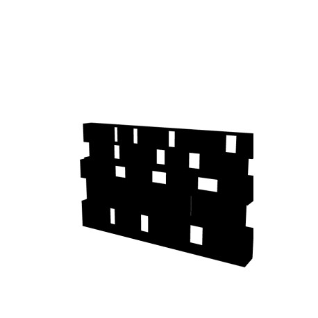 Boekenkast op maat  (H147cm - B242 cm)