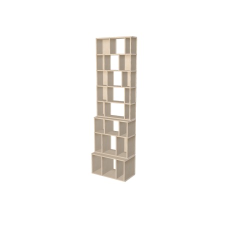 Boekenkast op maat  (H238cm - B70 cm)