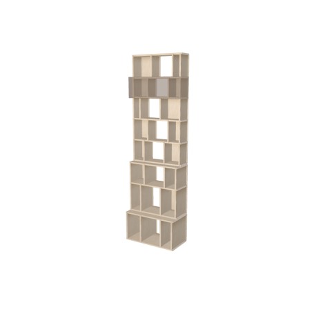 Boekenkast op maat  (H235cm - B70 cm)