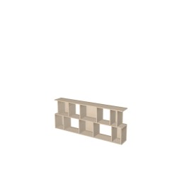 Boekenkast op maat  (H73cm - B180 cm)