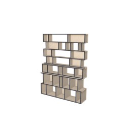 Boekenkast op maat  (H199cm - B150 cm)