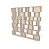 Custom bookcase  (H243cm - W259 cm)