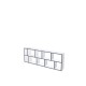 Custom bookcase  (H73cm - W205 cm)