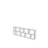 Custom bookcase  (H73cm - W205 cm)