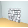 Custom bookcase  (H190cm - W210 cm)