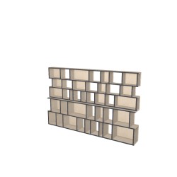 Custom bookcase  (H153cm - W241 cm)