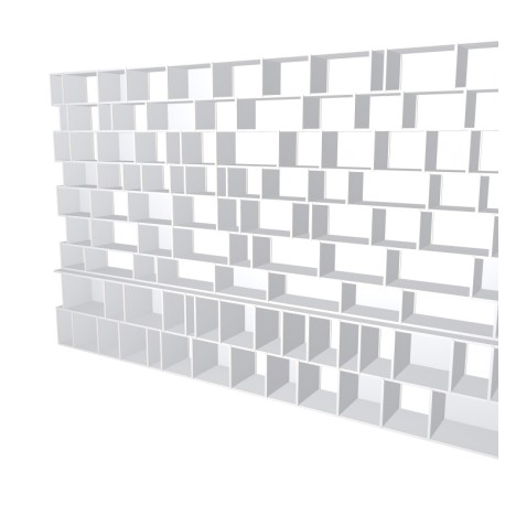 Boekenkast op maat  (H254cm - B417 cm)
