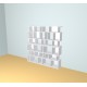 Boekenkast op maat  (H191cm - B185 cm)
