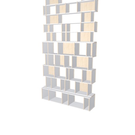 Boekenkast op maat  (H336cm - B168 cm)