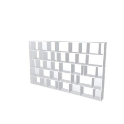 Boekenkast op maat  (H181cm - B304 cm)