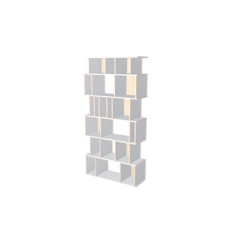 Boekenkast op maat  (H208cm - B102 cm)