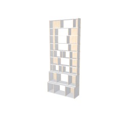 Boekenkast op maat  (H253cm - B110 cm)