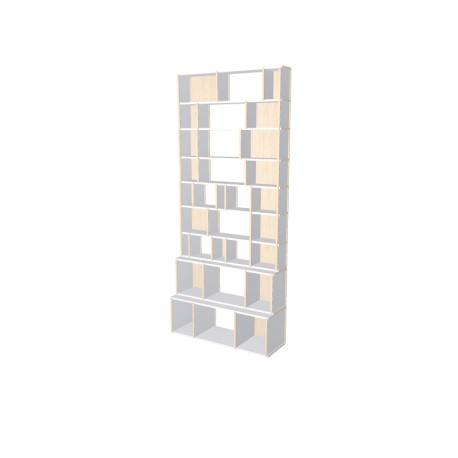 Boekenkast op maat  (H253cm - B110 cm)