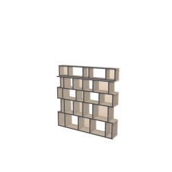 Boekenkast op maat  (H153cm - B152 cm)