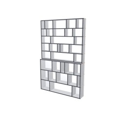 Boekenkast op maat  (H239cm - B155 cm)