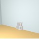 Custom bookcase  (H73cm - W70 cm)
