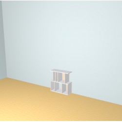 Meuble Bibliothèque sur-mesure (H73cm - L70 cm)