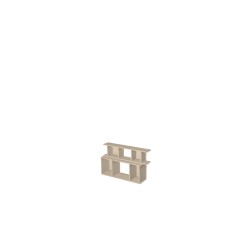 Boekenkast op maat  (H63cm - B102 cm)