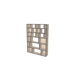 Boekenkast op maat  (H188cm - B140 cm)