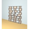 Custom bookcase  (H218cm - W200 cm)