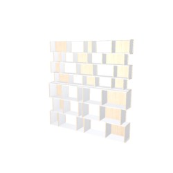 Boekenkast op maat  (H212cm - B206 cm)