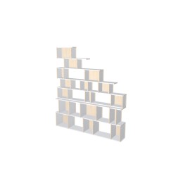 Boekenkast op maat  (H203cm - B182 cm)