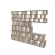 Custom bookcase  (H224cm - W280 cm)