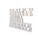 Custom bookcase  (H224cm - W280 cm)